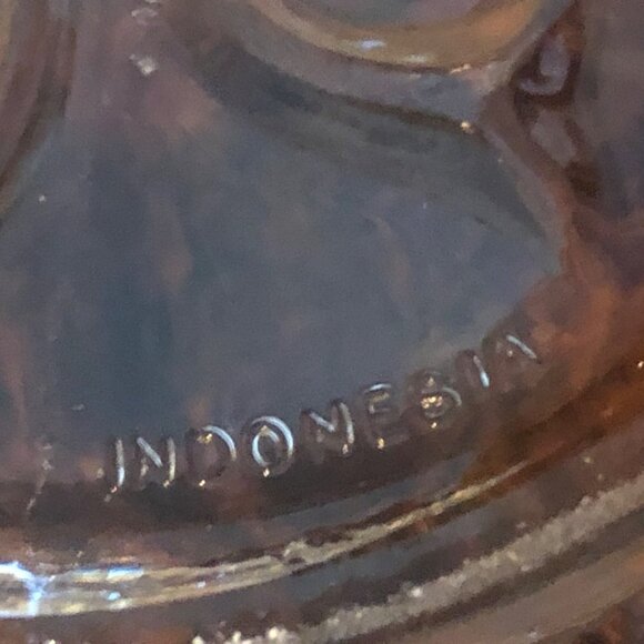 Vintage Pasari Heart And Rose Candy Dish Clear - Picture 7 of 10